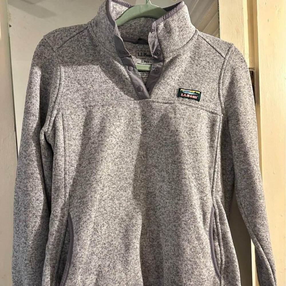 LL Bean Fleece Pullover Womens Small